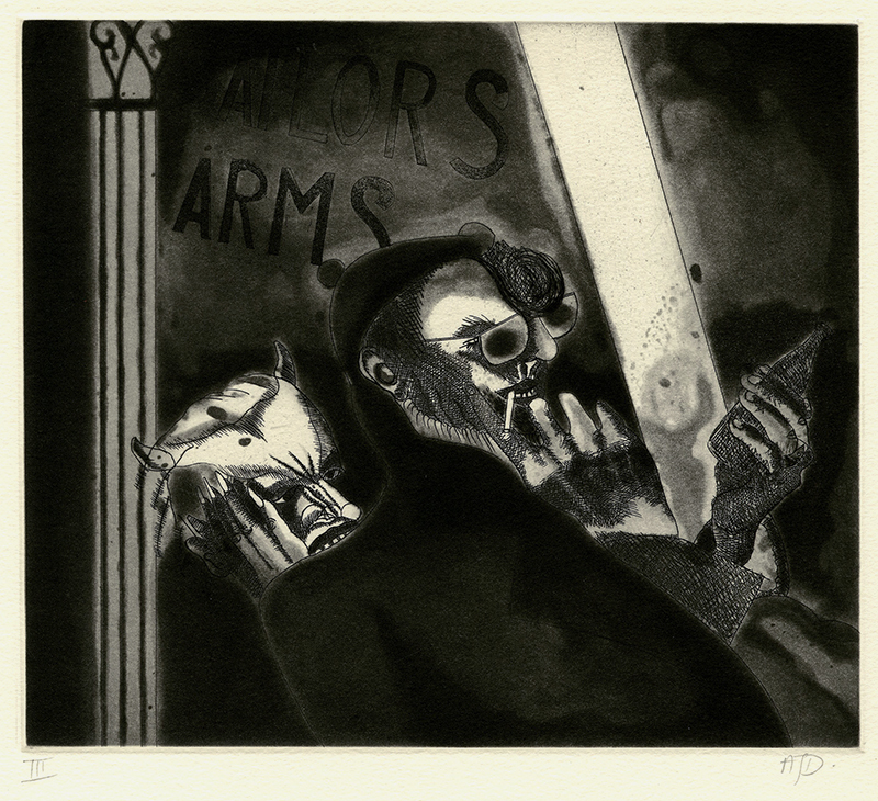 Peter Grimes (A narrative poem by George Crabbe with 22 etchings) by Anthony Davies