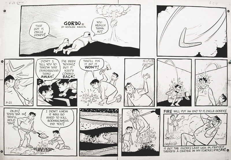 Gordo (12 panel Sunday strip for May 22) by Hooker Crook by Gus Arriola