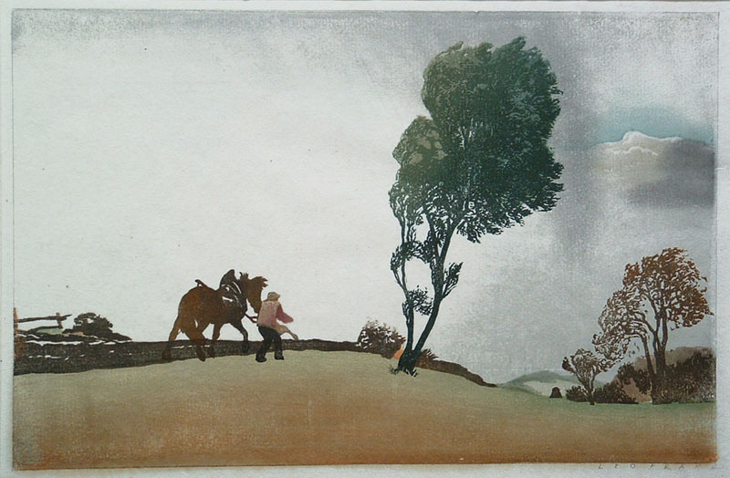 Before the Storm, also known as: Frühlingsgewitter (Spring thunderstorm) by Leo Frank