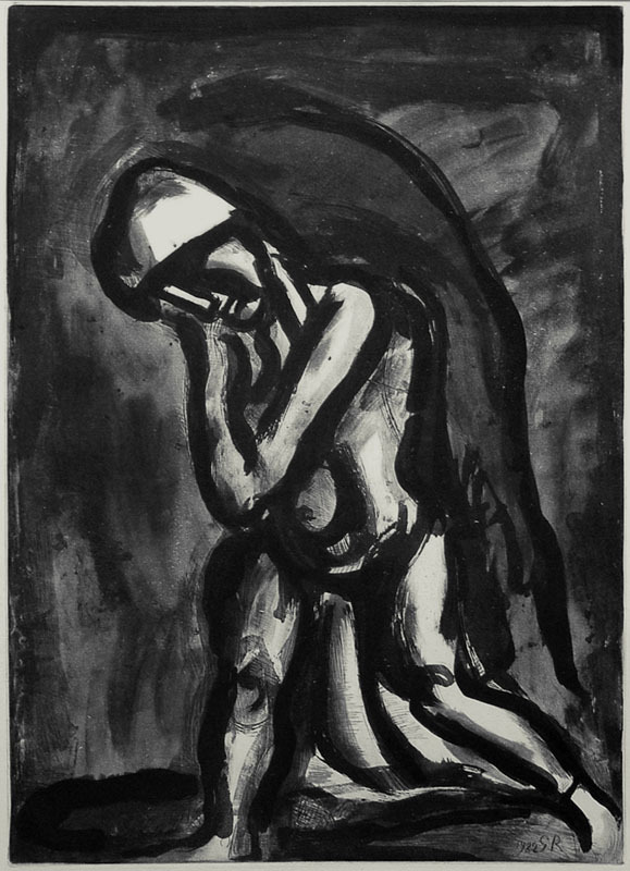 Hiver lépre de la terre (Winter, Earths Leper); plate 24 of 58 from Miserere by Georges Rouault