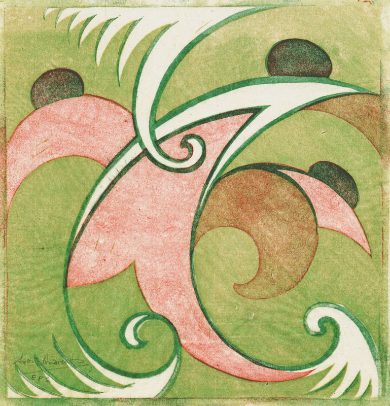 Bathers by Sybil Andrews