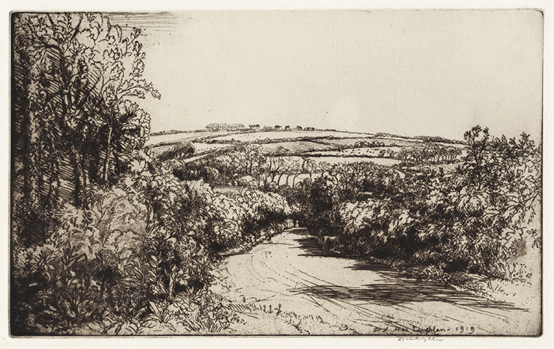 Camborne Road (Cornish Landscape No. 3) by Donald Shaw MacLaughlan