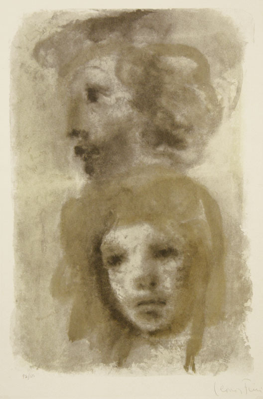 (Two portraits) by Leonor Fini