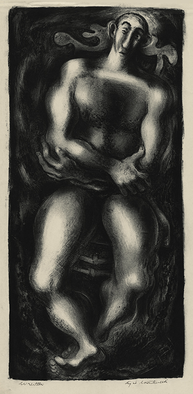 Wrestler by Ezio Martinelli
