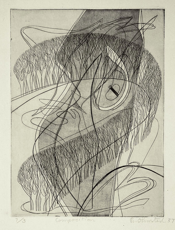 Composition (Le Negre et les Arbres) by Barbara Olmsted
