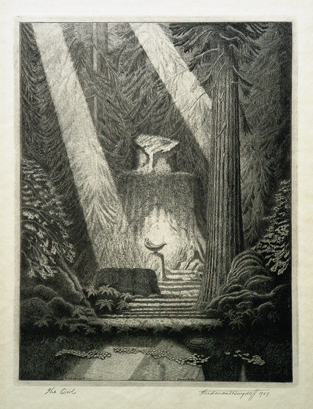 The Owl (Bohemian Grove) by Ferdinand Burgdorff