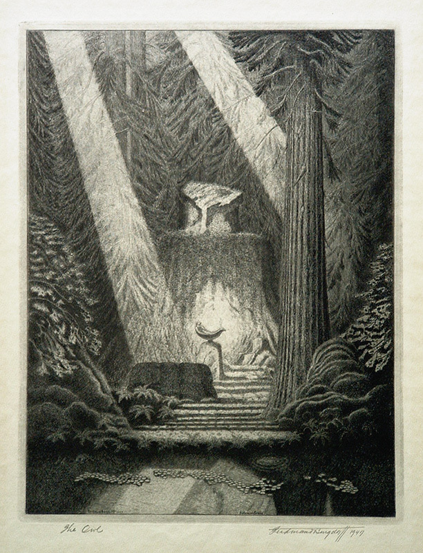 The Owl (Bohemian Grove) by Ferdinand Burgdorff.