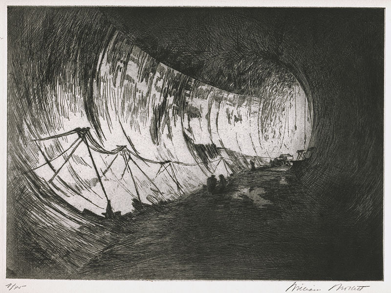 Hoover Dam Project: Interior View of Tunnel No.1.... by William Woollett
