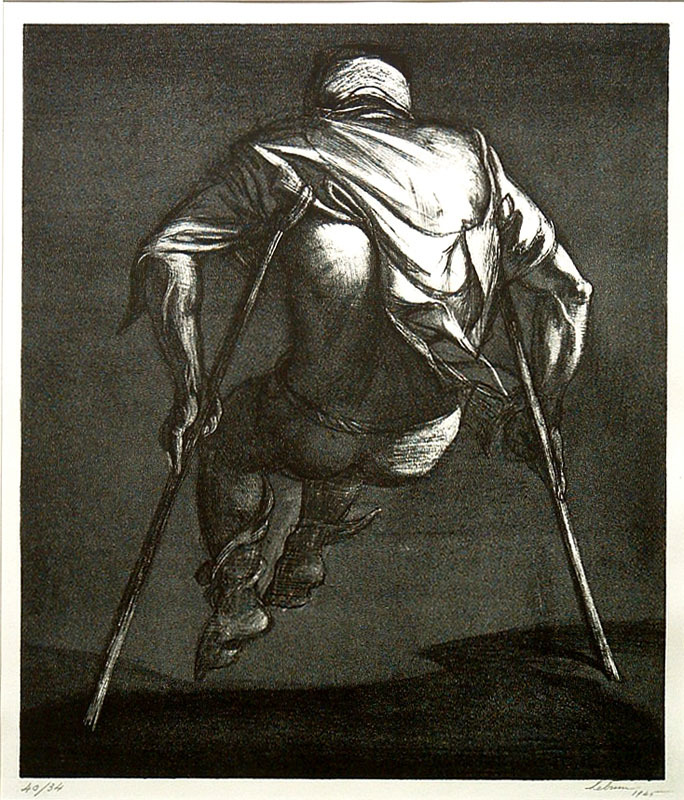 Rabbit by Rico Lebrun Annex Galleries Fine Prints