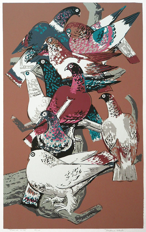 Startled Birds by Millard Owen Sheets