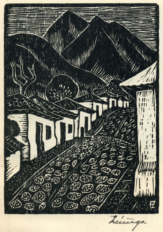 Escasu from the portfolio Grabados en Madera by Francisco Zuniga