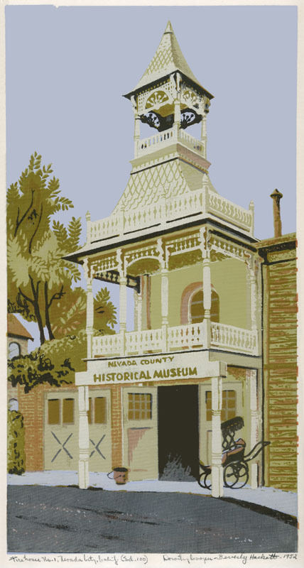 Firehouse No. 1, Nevada City, Calif. by Beverly Hackett