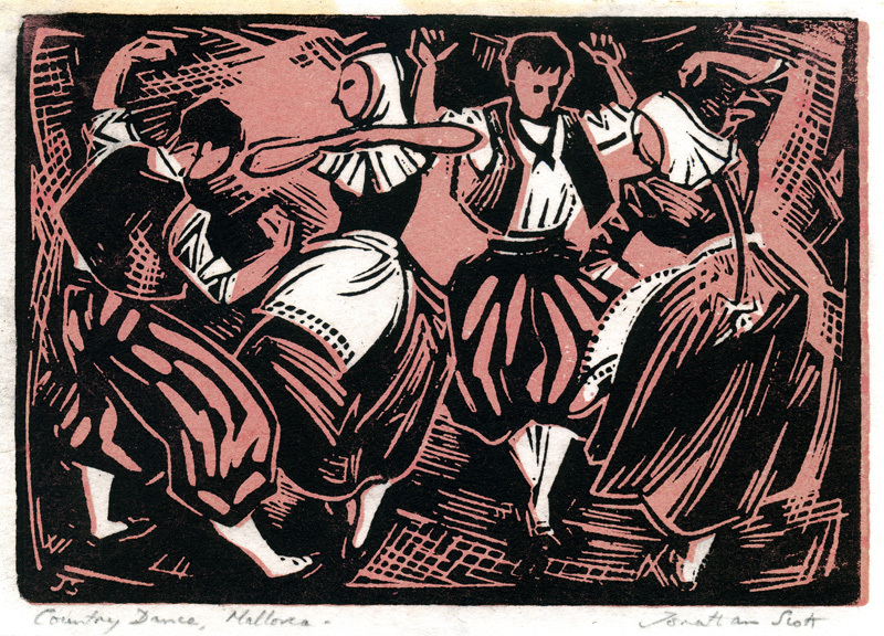 Country Dance, Mallorca by Jonathan Hartley Folliott Scott