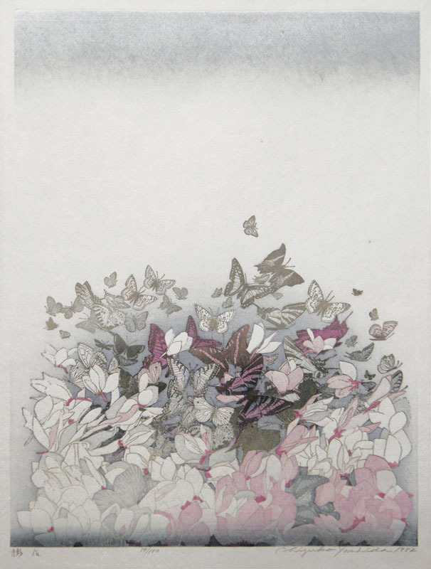 Butterflies, Foggy Evening by Chizuko Yoshida
