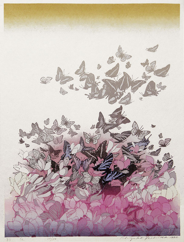 Butterflies, Colored Evening by Chizuko Yoshida