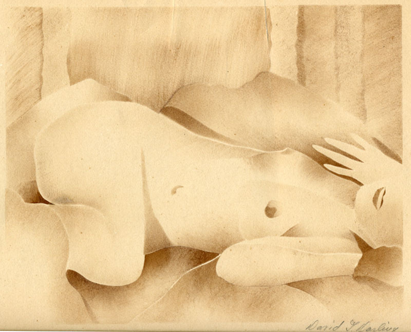 Untitled (reclining nude) by David Darling