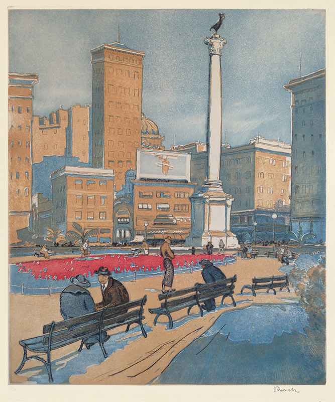 Union Square, San Francisco by Emil Rizek