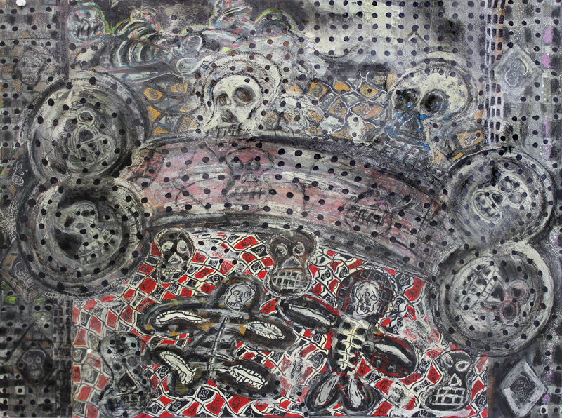 Untitled (skulls) by Nora Fanshel