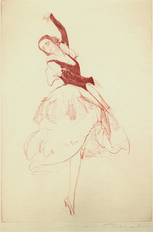 Danseuse (Maria Ley) by Max Pollak
