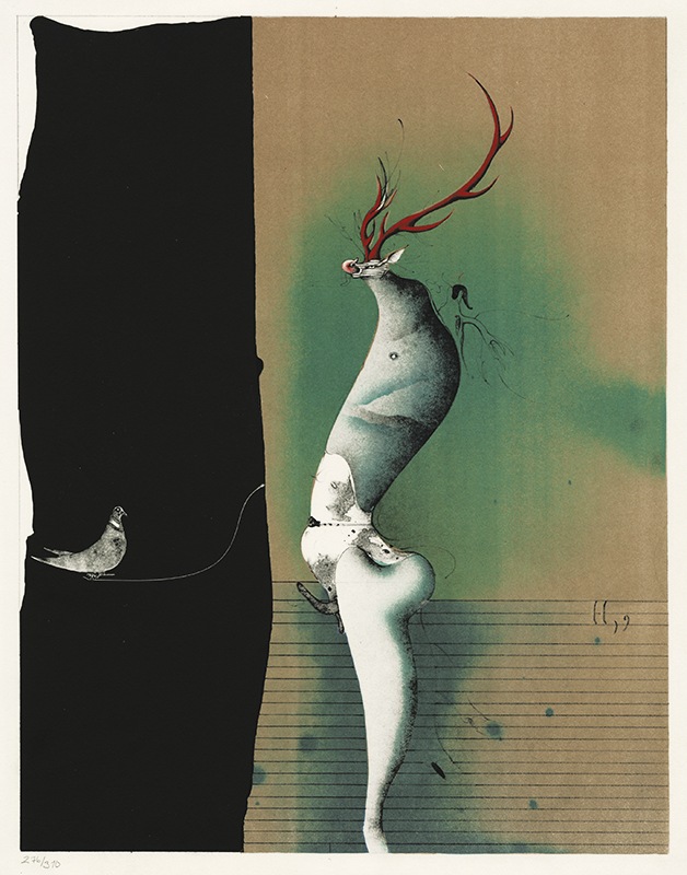 Solomon II, 9 - from the portfolio The Song of Songs Which is Solomons by Paul Wunderlich