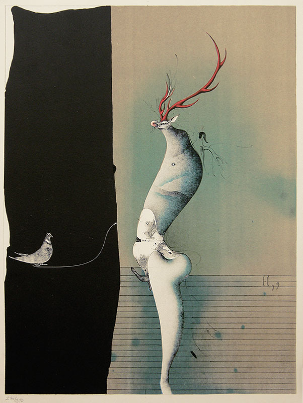 Untitled (from the portfolio The Song of Songs Which is Solomons) by Paul Wunderlich