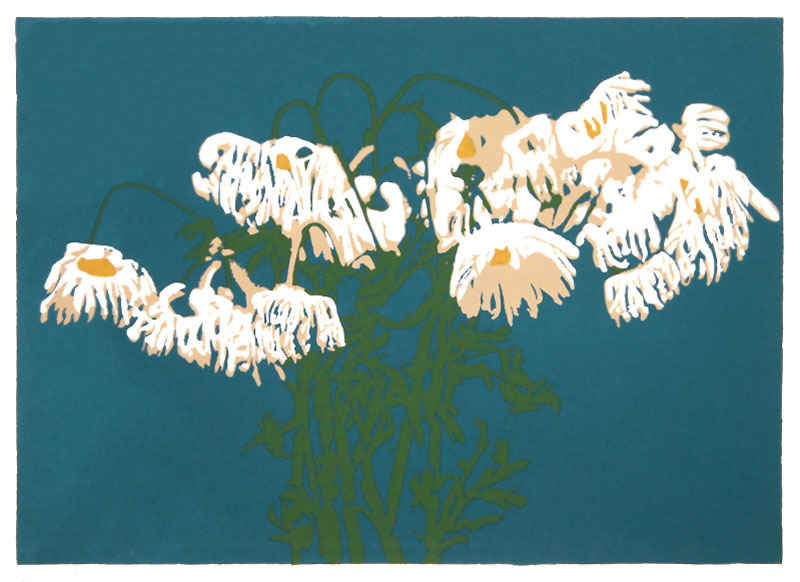 Wilted Daisies by Bernard Phillip Blake
