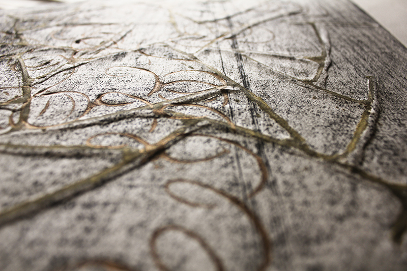 Untitled abstraction (Extroverted impression) by Claire Falkenstein