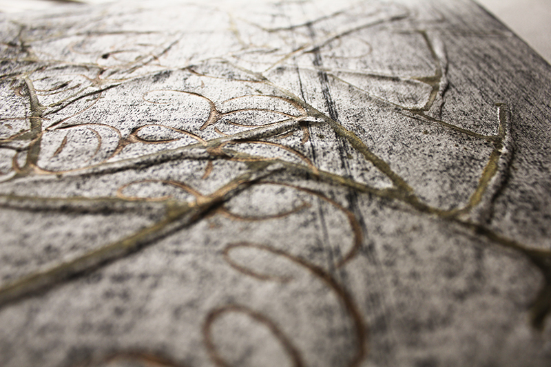 Untitled abstraction (extroverted impression) by Claire Falkenstein