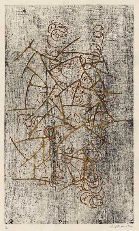Untitled abstraction (Extroverted impression) by Claire Falkenstein