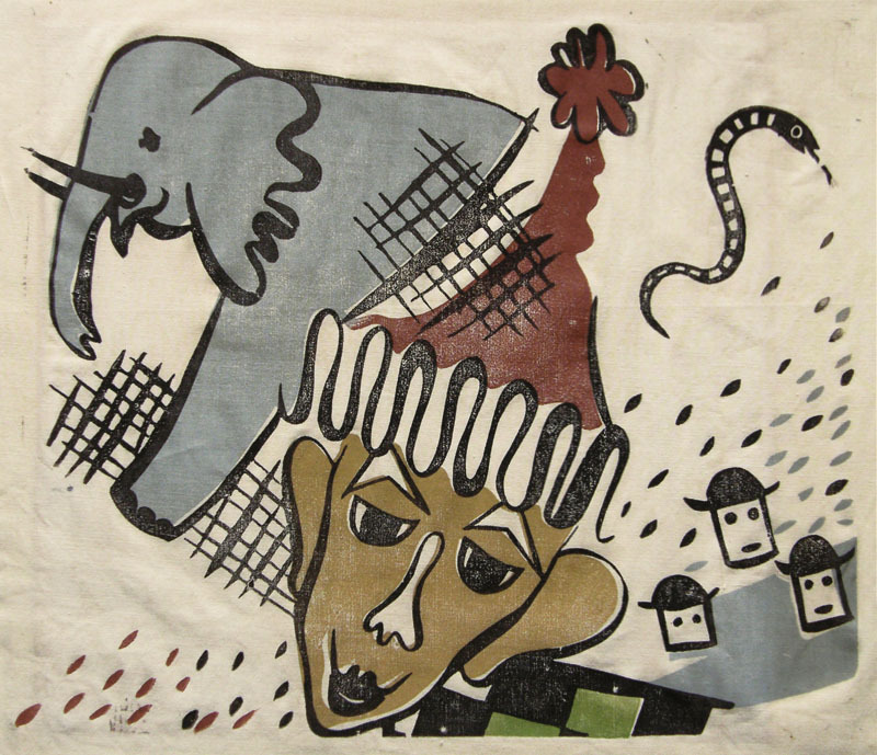 Untitled (circus)  Wisconsin WPA Project by Barbara Warren