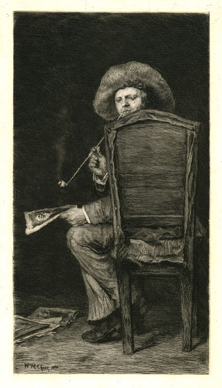 Portrait of Mr. Duveneck (after Wm. M. Chase) by William Unger