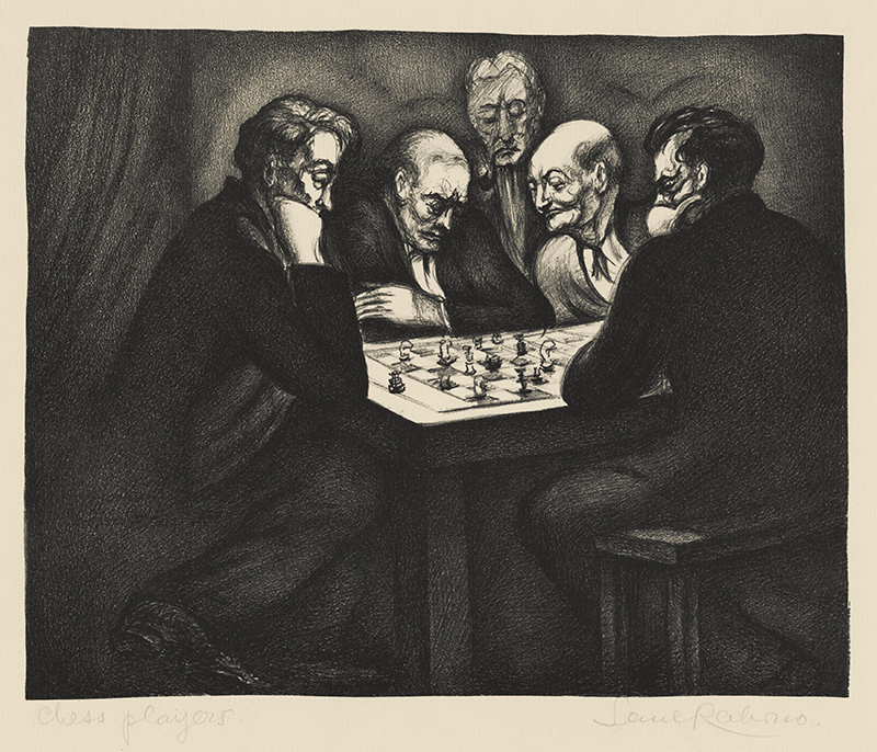Chess Players by Saul Jacob Rabino