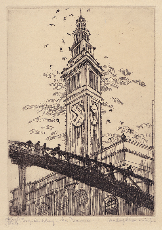 Ferry Building, San Francisco, Calif. by James Blanding Sloan