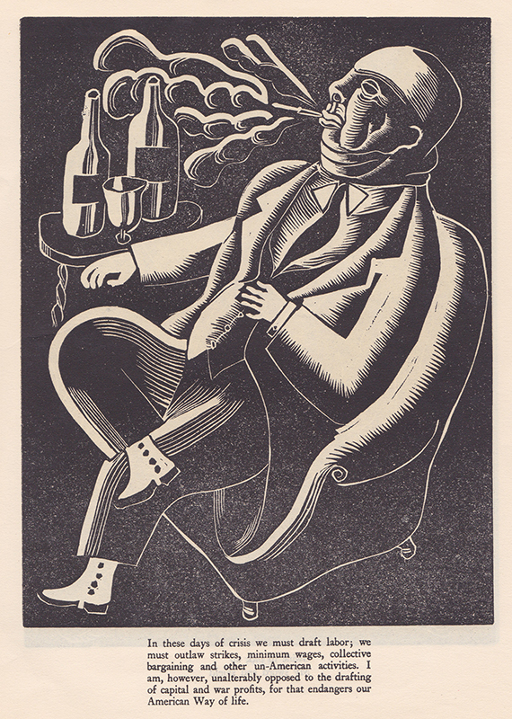 The Firmament for 1940 (portfolio of 8 linocuts) by John Holabird