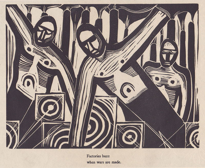 The Firmament for 1940 (portfolio of 8 linocuts) by John Holabird