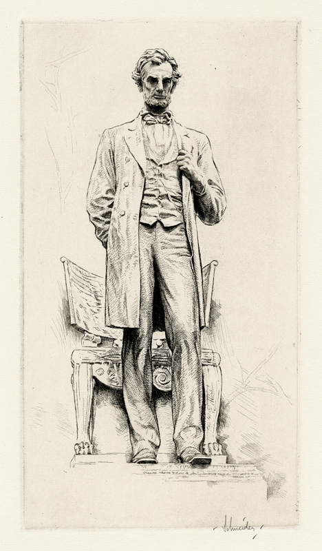 St. Gaudens Lincoln by Otto J. Schneider
