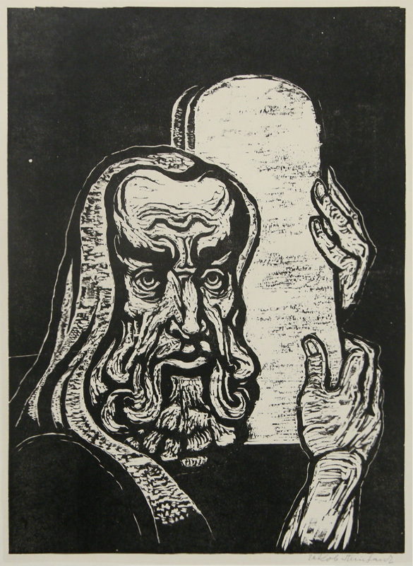 Moses With Tablets of the Law by Jacob Steinhardt
