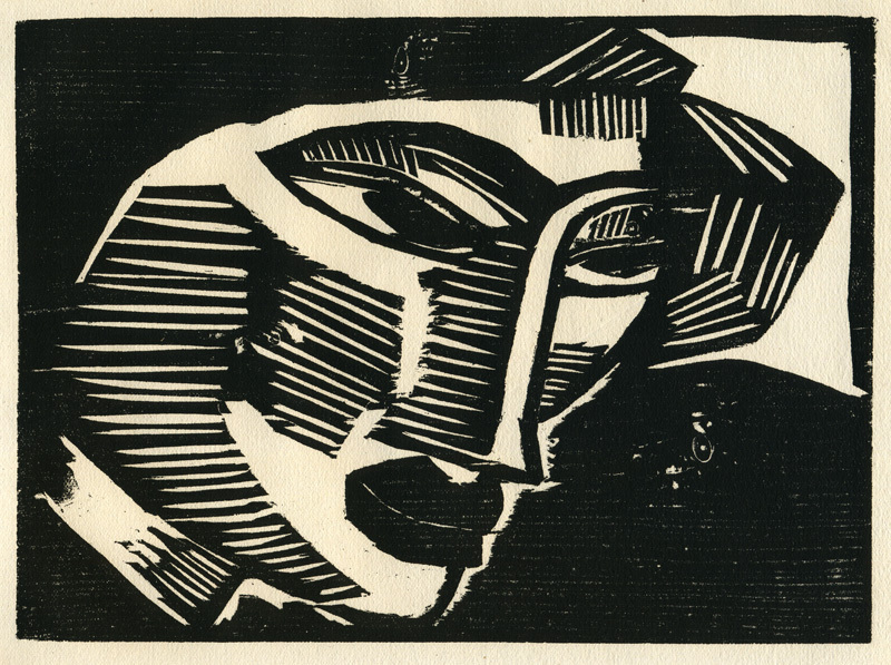Kopf (from GENIUS: Zeitschrift fur Werdende und Alte Kunst) by Karl Schmidt-Rottluff