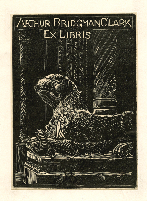 Arthur Bridgman Clark Ex Libris by Arthur Bridgman Clark