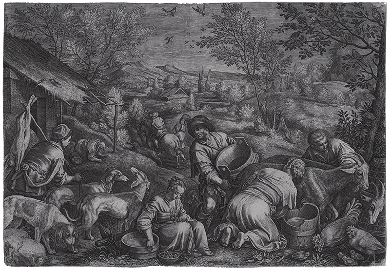 Le Printemps by Raphael Sadeler