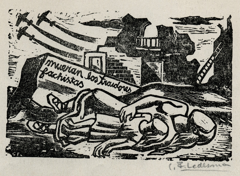 Mueran los Traidores Fachistas - from El Libro del Terror Nazi en Europa by Gabriel Fernandez Ledesma