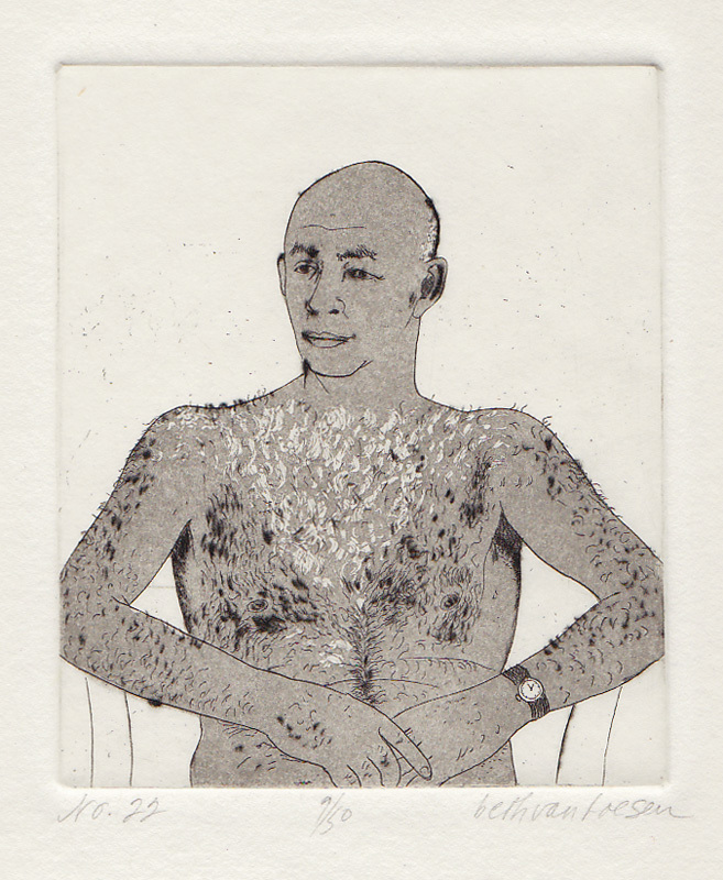 Chest Patterns III: No. 22 from The Nude Man by Beth Van Hoesen