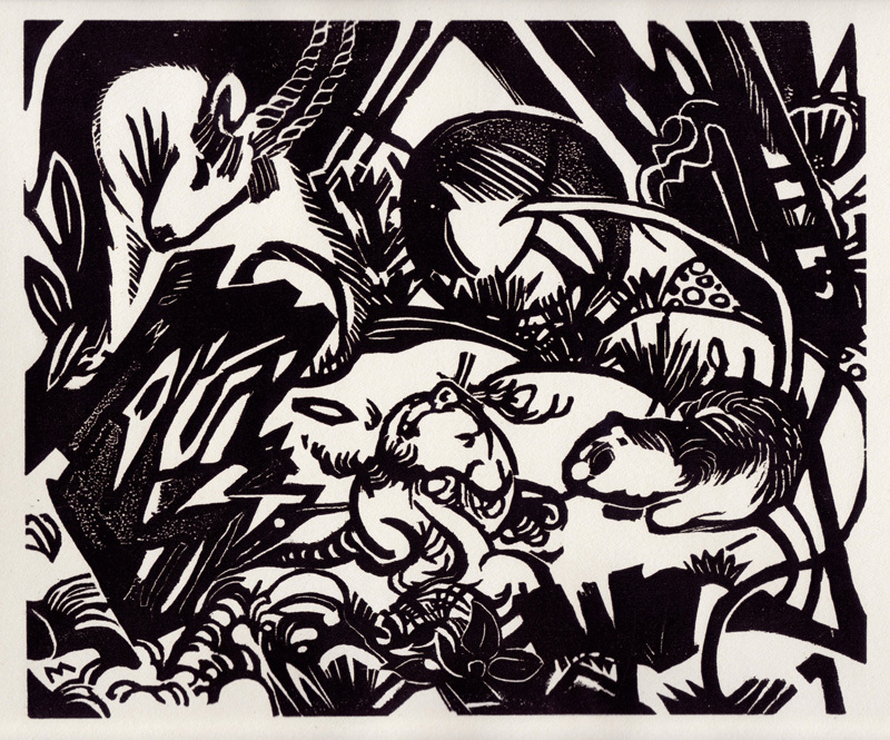 Tierlegende (Animal Legend) by Franz Marc