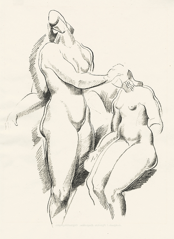 Figurliche Komposition (Figurative Composition) by Alexander Archipenko