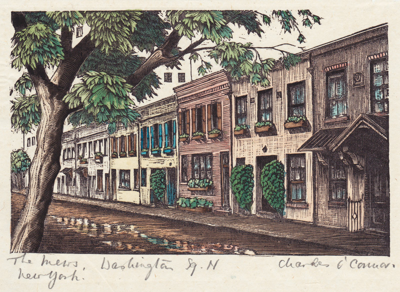 The Mews, Washington Sq. N, New York by Charles OConnor