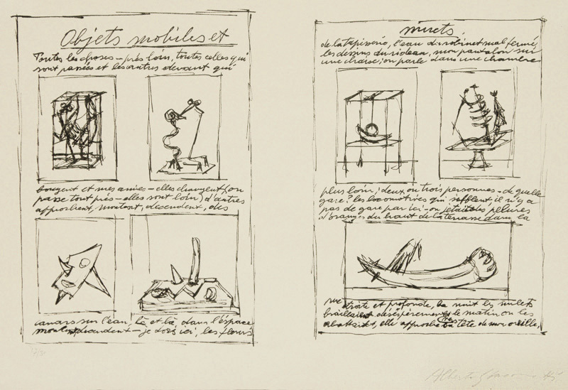 Objets Mobiles et Muets (Moving, Mute Objects) by Alberto Giacometti