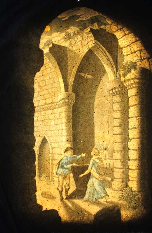 Isabella Making Her Escape From the Castle: from The Castle of Otranto (Scene 1 of 14) by Random & Stainbank
