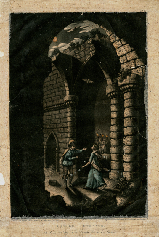 Isabella making Her Escape From the Castle: from The Castle of Otranto (Scene 1 of 14). by Random & Stainbank