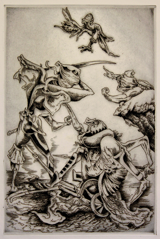 The Slaying of Laius (From the Myth of Oedipus) by Kurt Seligmann