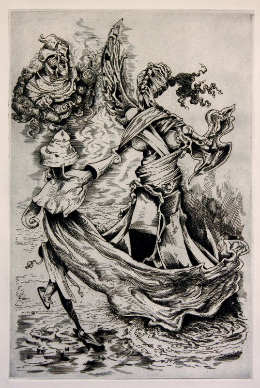 Oedipus at Colonus (From the Myth of Oedipus) by Kurt Seligmann